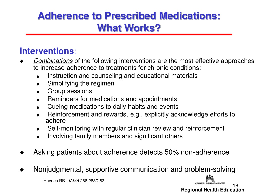 Ppt Strengthening Medication Adherence From Evidence To Practice Powerpoint Presentation Id 4002