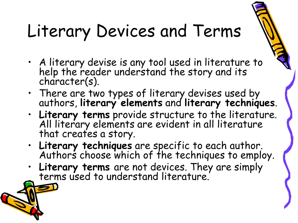 powerpoint presentation on literary devices