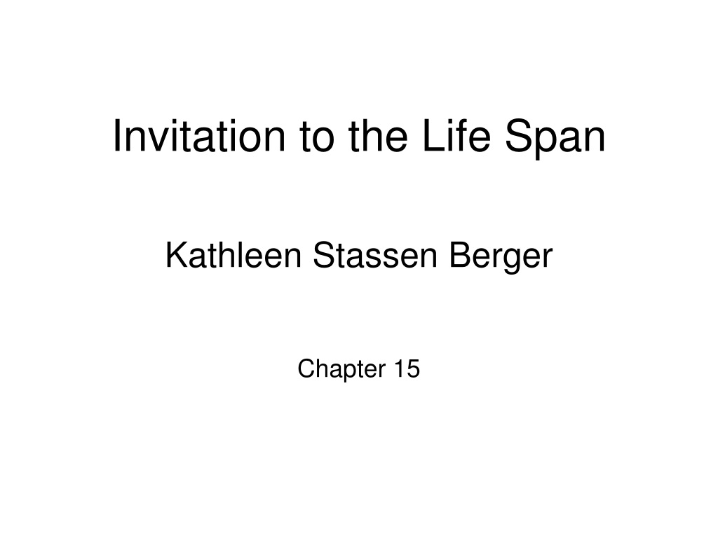 Ppt Invitation To The Life Span Powerpoint Presentation Free
