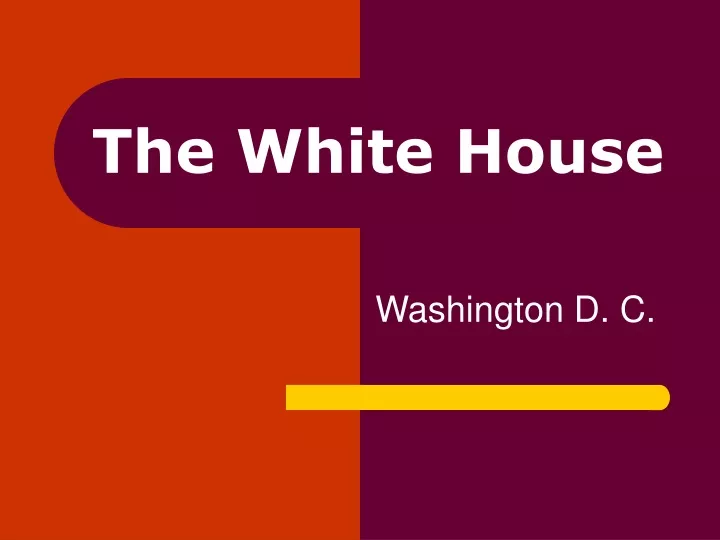 the white house n.