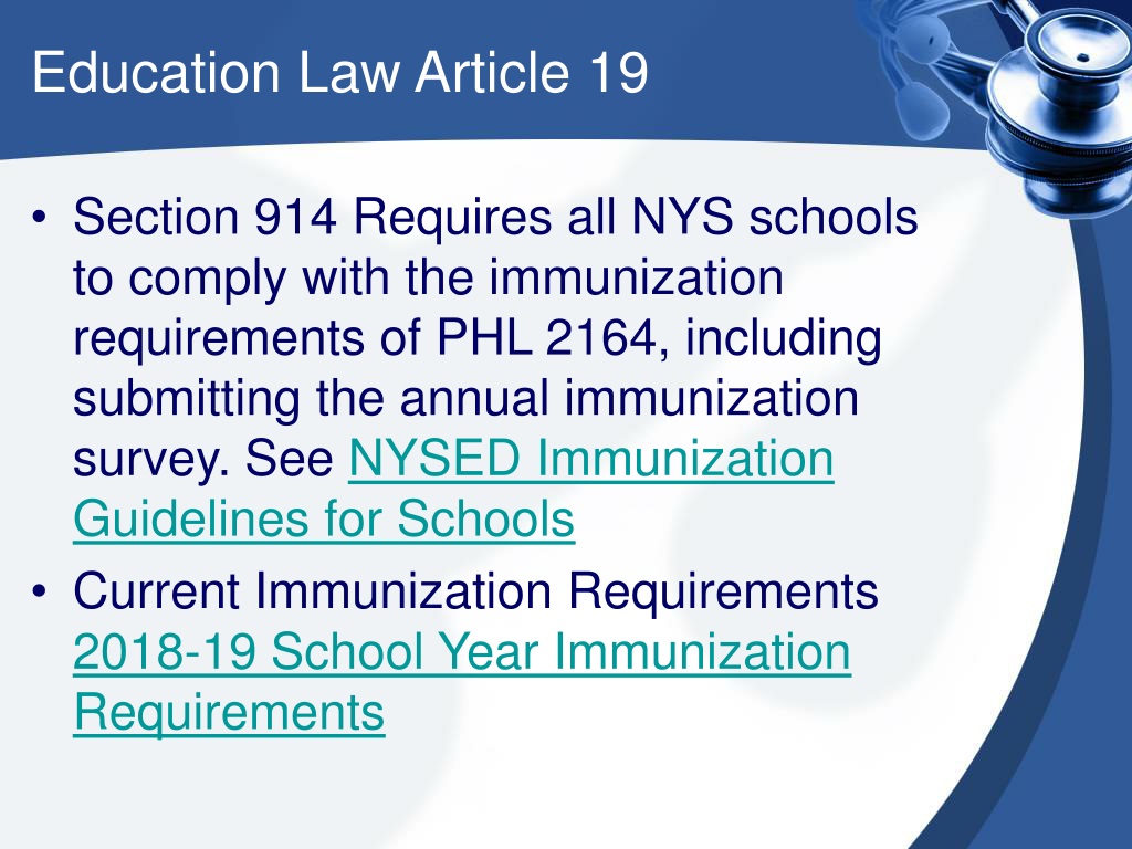 education law article 19