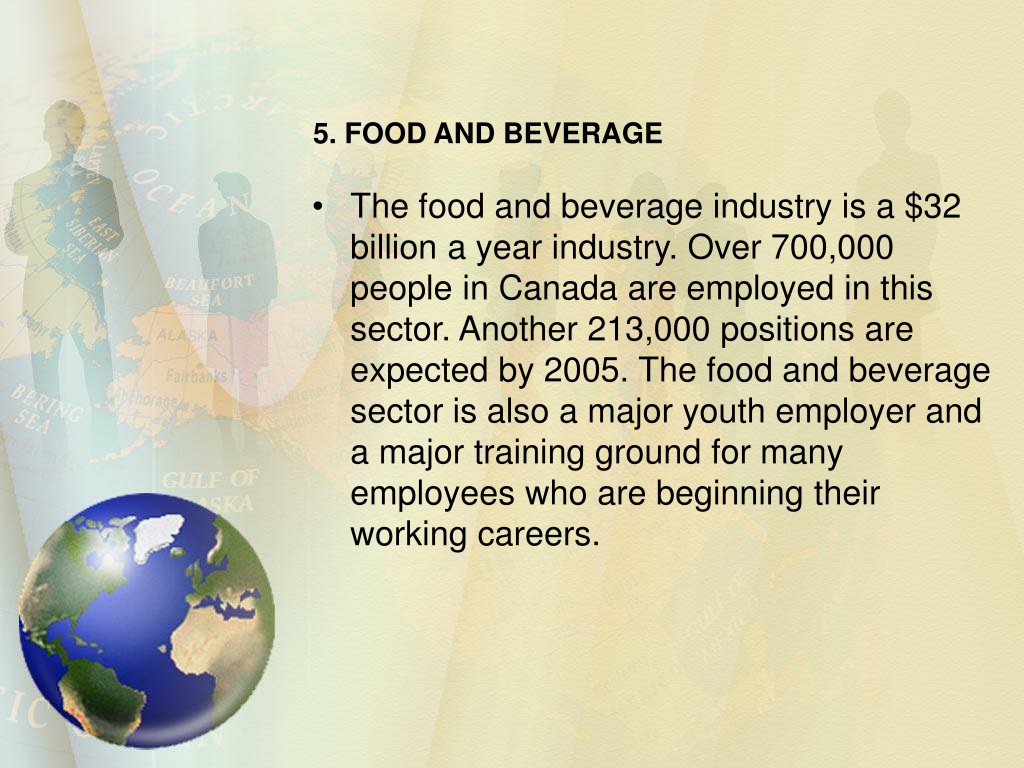 food and beverage in tourism industry