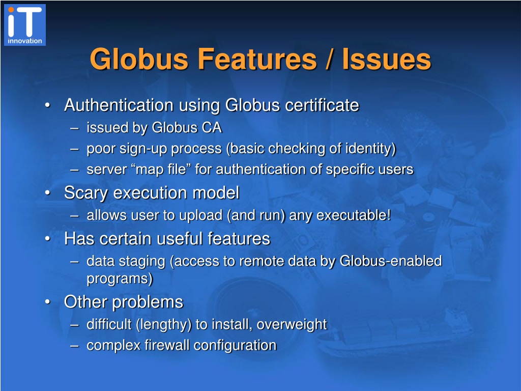 best approach for globus simulation