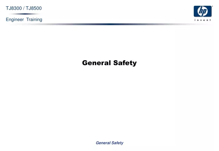 presentation on general safety