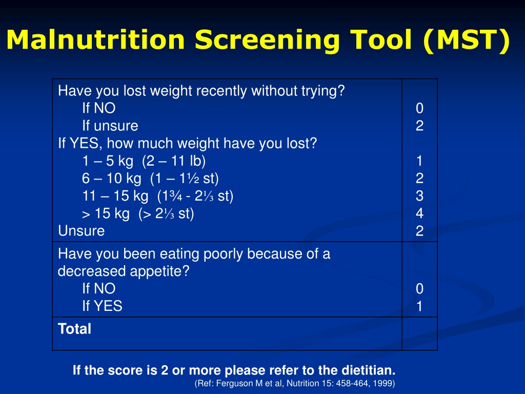 Ppt Nutrition Screening And Assessment Powerpoint Presentation Id9319961