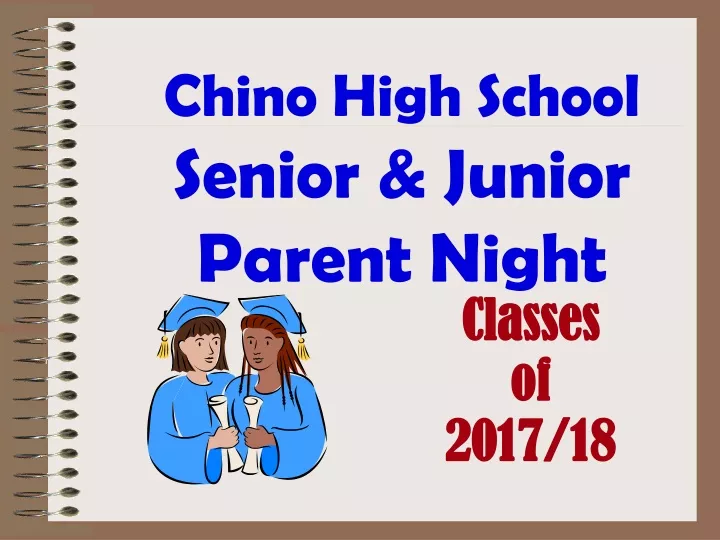 Ppt Chino High School Senior And Junior Parent Night Powerpoint