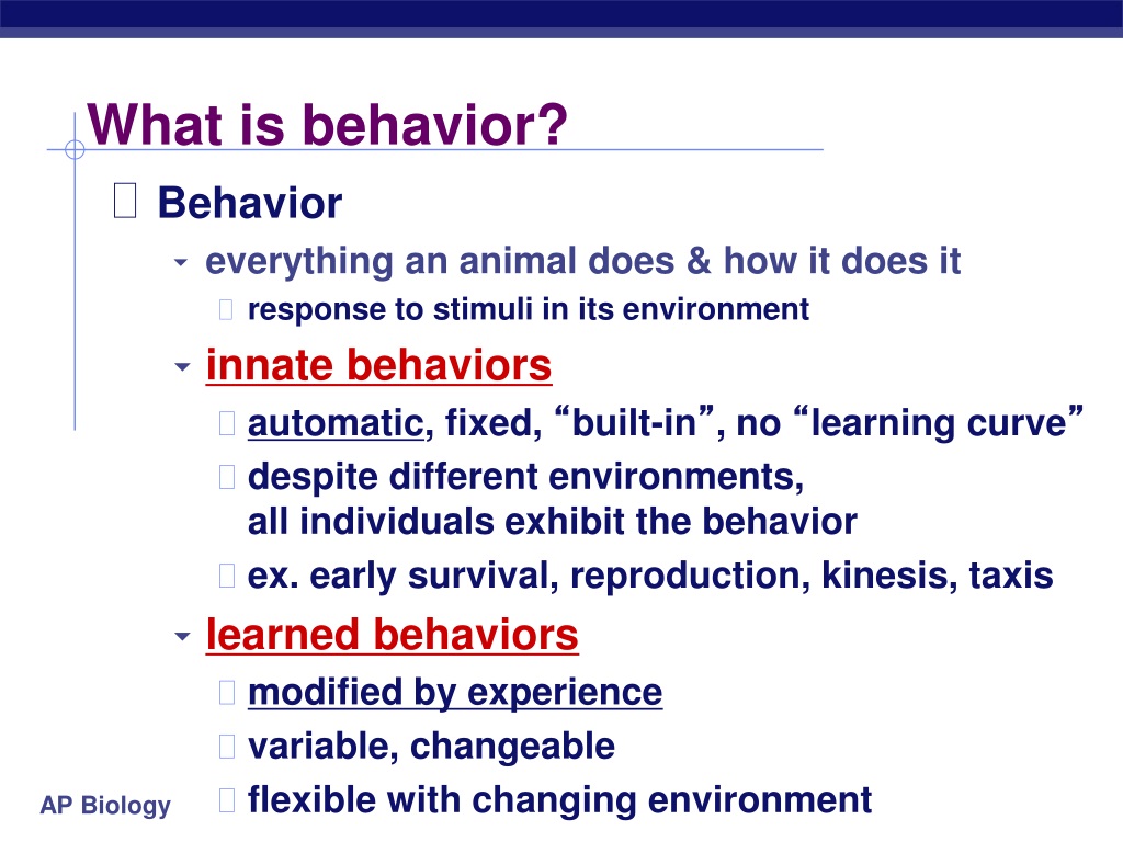 what is behavior.