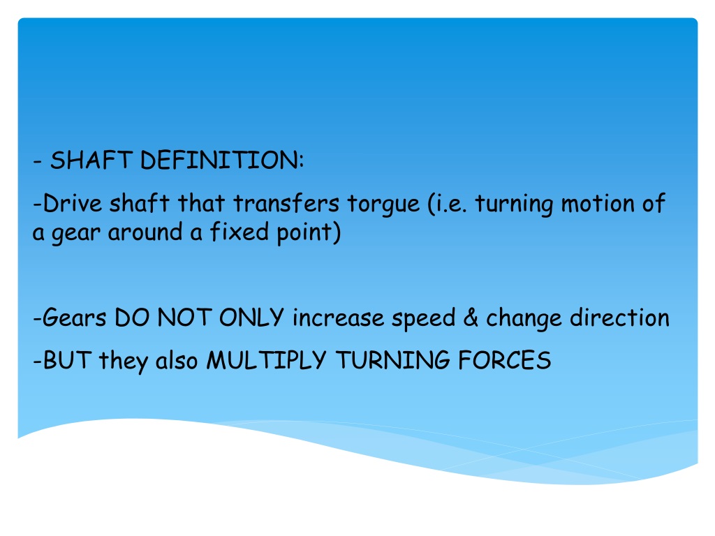 PPT Term 3 Topic 3 Unit 1 Mechanical systems & control (machines