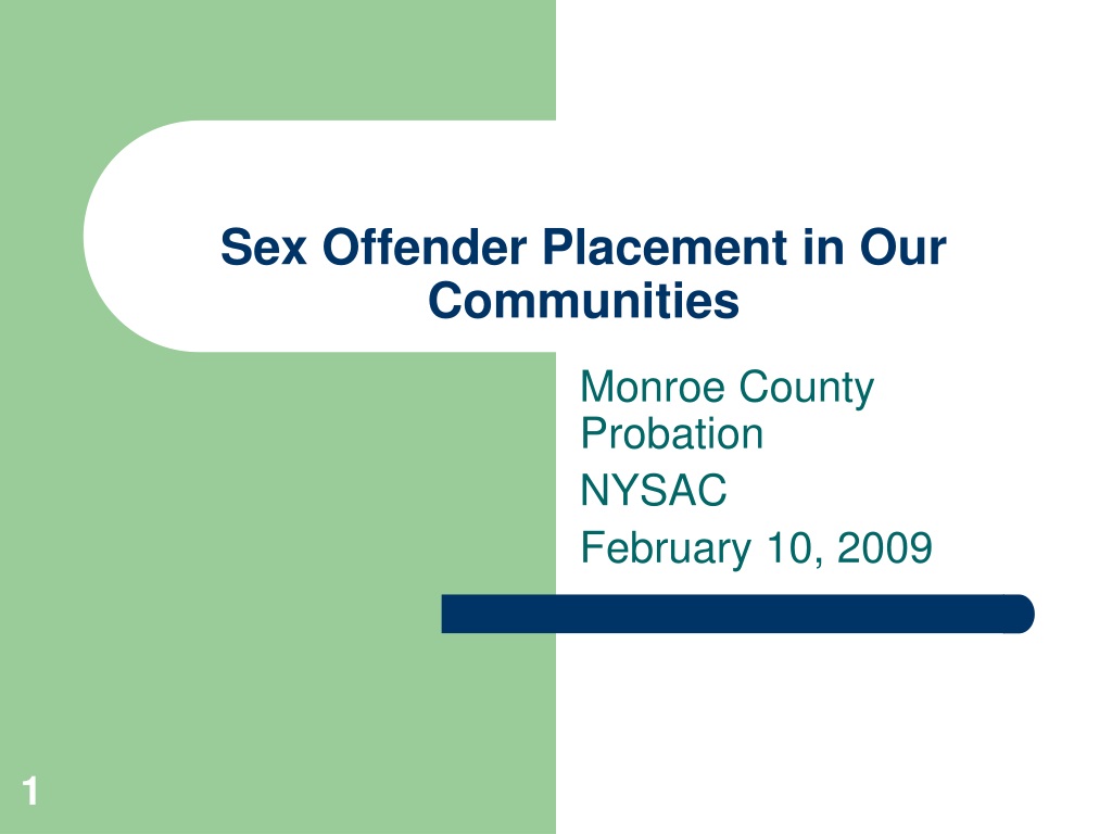 Ppt Sex Offender Placement In Our Communities Powerpoint Presentation