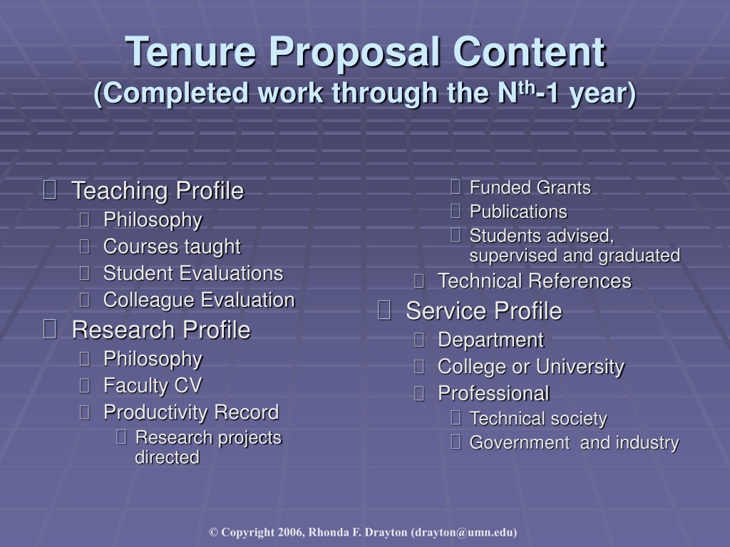 PPT - Navigating the Academic Tenure Process in Ideal and Non-ideal ...