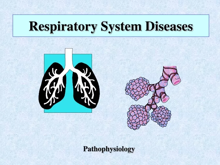 respiratory system diseases n.