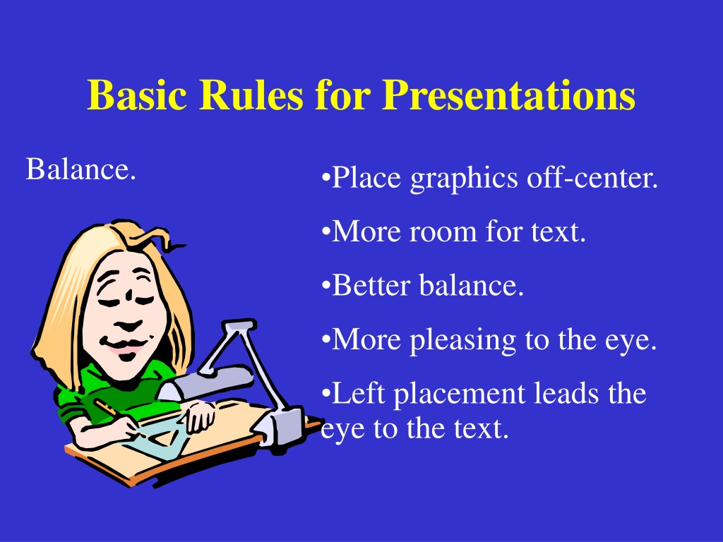 rules for making powerpoint presentation