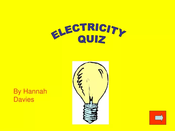 electricity quiz n.