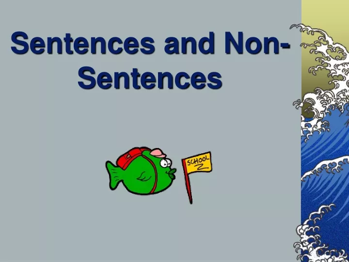 sentences and non sentences n.