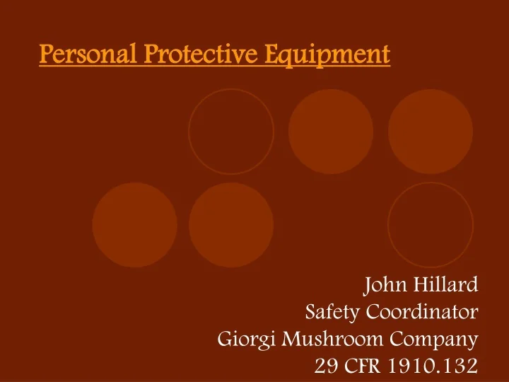 PPT Personal Protective Equipment PowerPoint Presentation, free download ID9327992