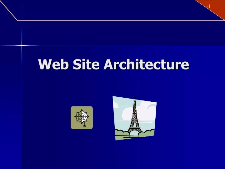web site architecture n.