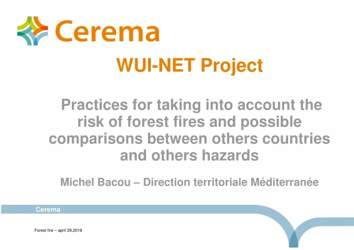 wui net project practices for taking into account n.