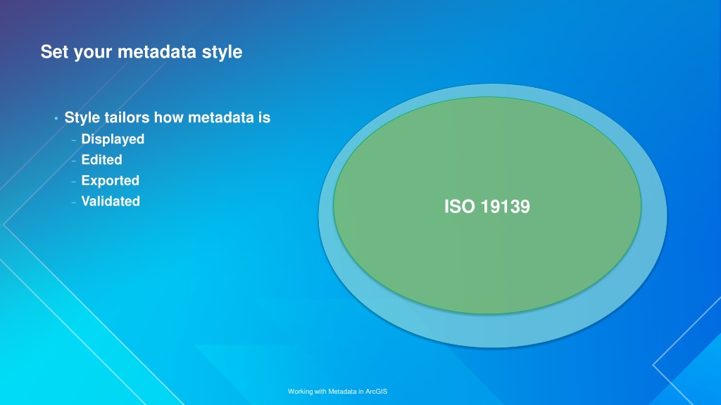 PPT - Working With Metadata In ArcGIS PowerPoint Presentation, Free ...