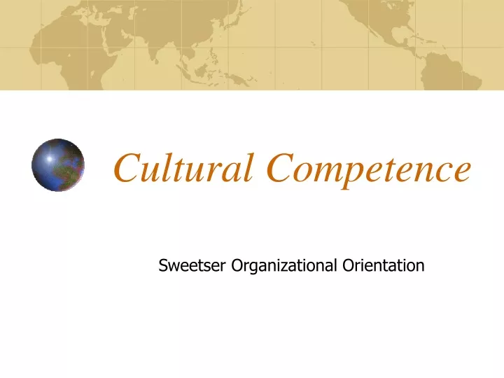 cultural competence n.