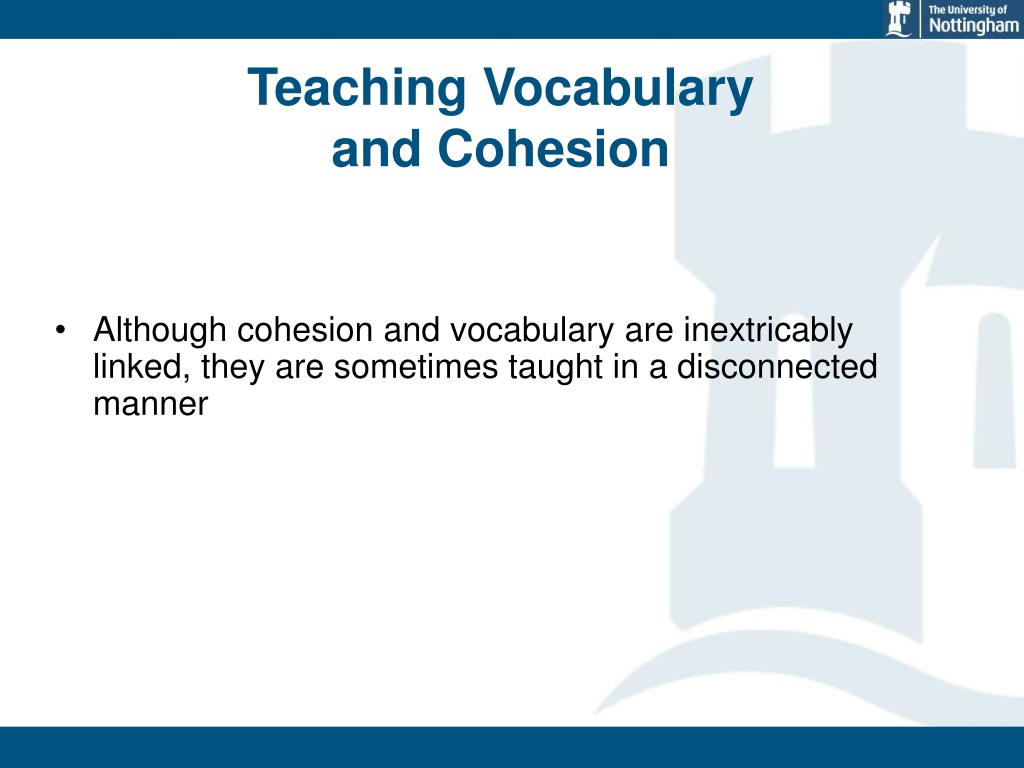 PPT - Coherence And Cohesion In Academic Discourse: The Role Of ...