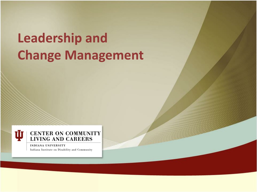 research paper on leadership and change management