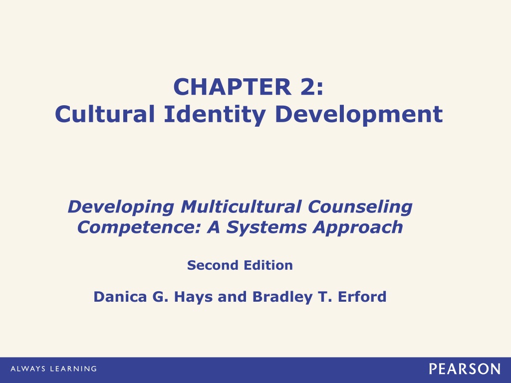 Ppt Chapter 2 Cultural Identity Development Powerpoint Presentation Id 9332988