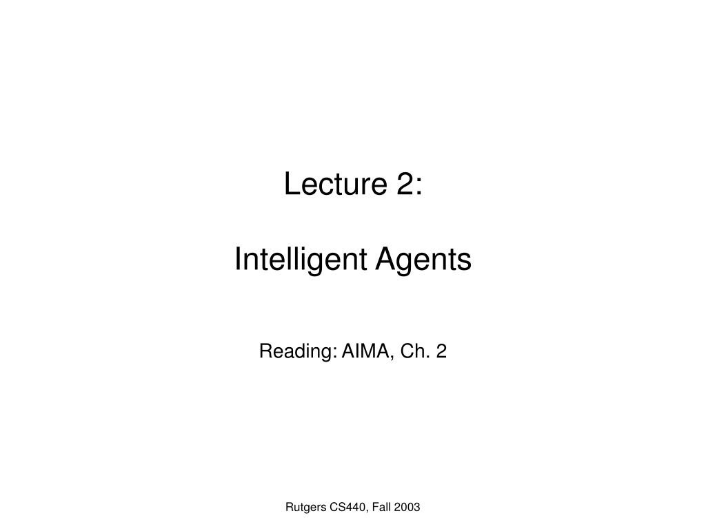 CS440 Lectures