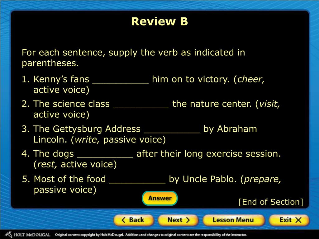 PPT - Using Active and Passive Voice PowerPoint Presentation, free