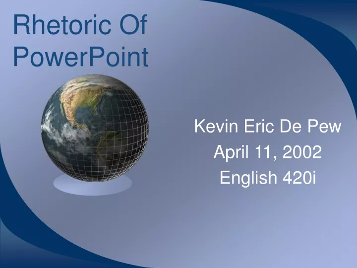 rhetoric of powerpoint n.