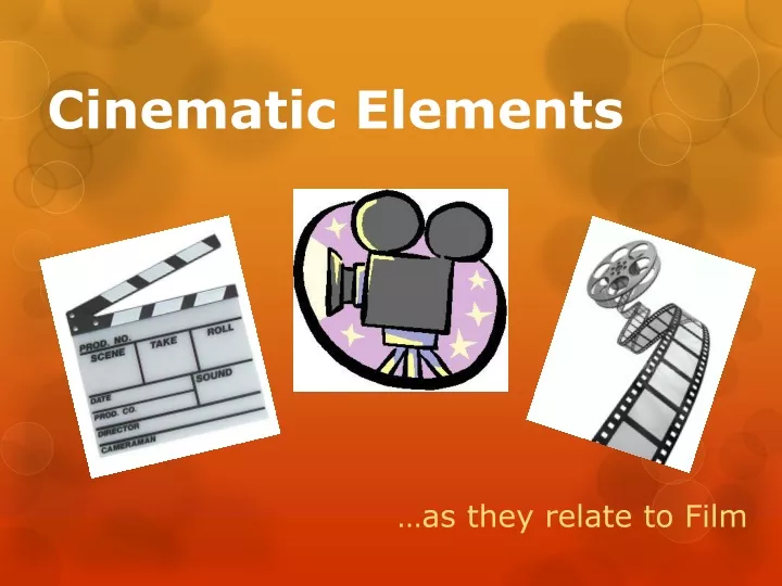 PPT - Cinematic Elements PowerPoint Presentation, Free Download - ID ...