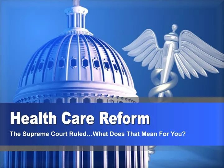 Ppt Health Care Reform Powerpoint Presentation Free Download Id