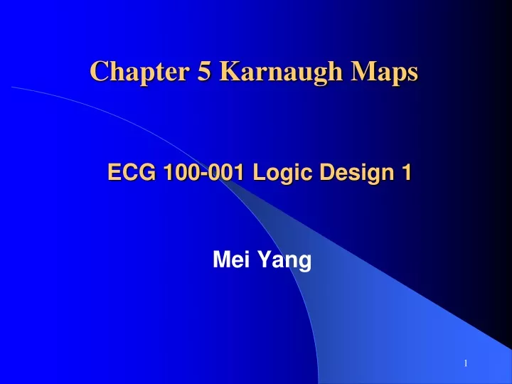 chapter 5 karnaugh maps n.