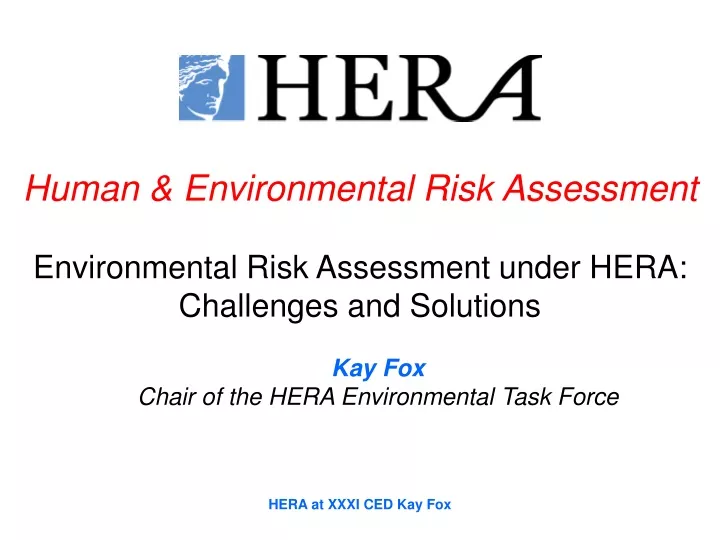 human environmental risk assessment environmental n.