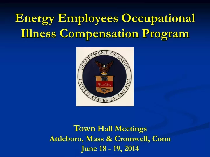 energy employees occupational illness compensation program n.