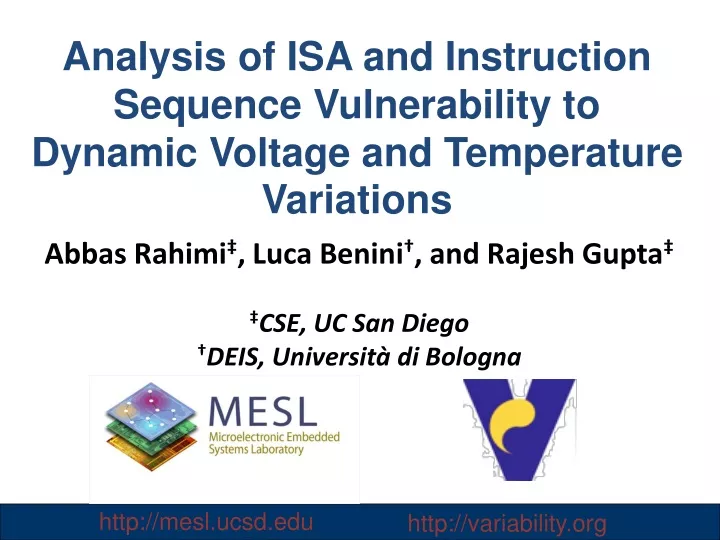 analysis of isa and instruction sequence n.