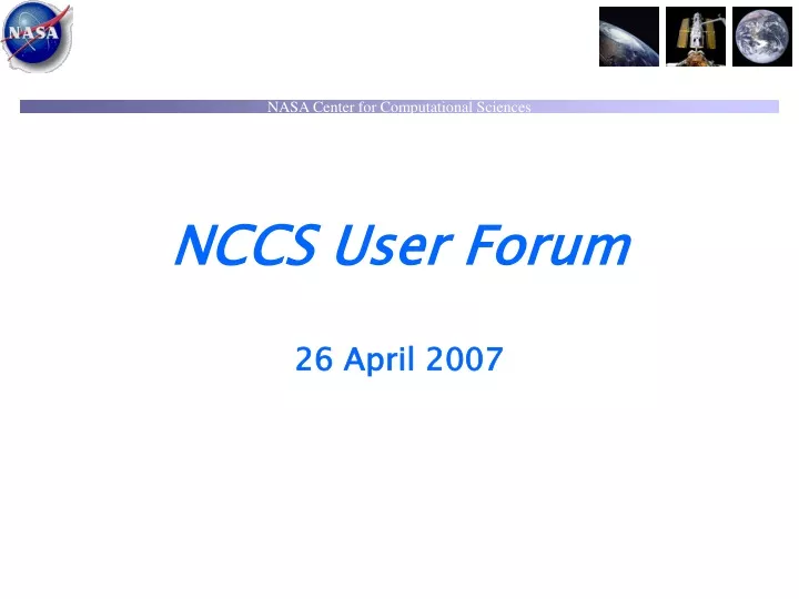 nccs user forum n.