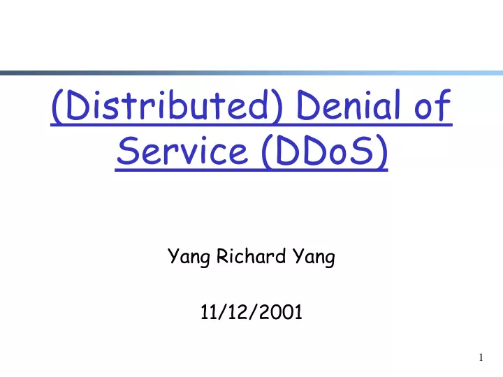 Ppt Distributed Denial Of Service Ddos Powerpoint Presentation Free Download Id9340272 