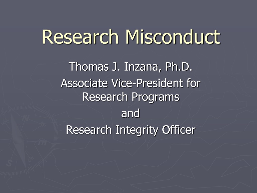 example of research misconduct