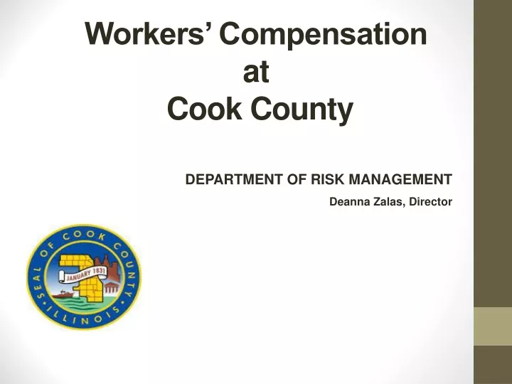 workers compensation at cook county n.