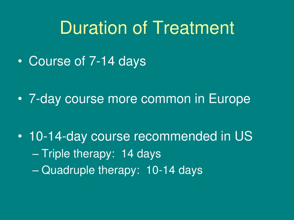 What Does Duration Of Treatment Mean