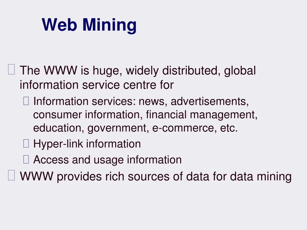 PPT - WEB MINING PowerPoint Presentation, Free Download - ID:9342641