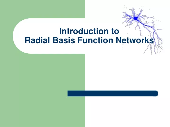 introduction to radial basis function networks n.