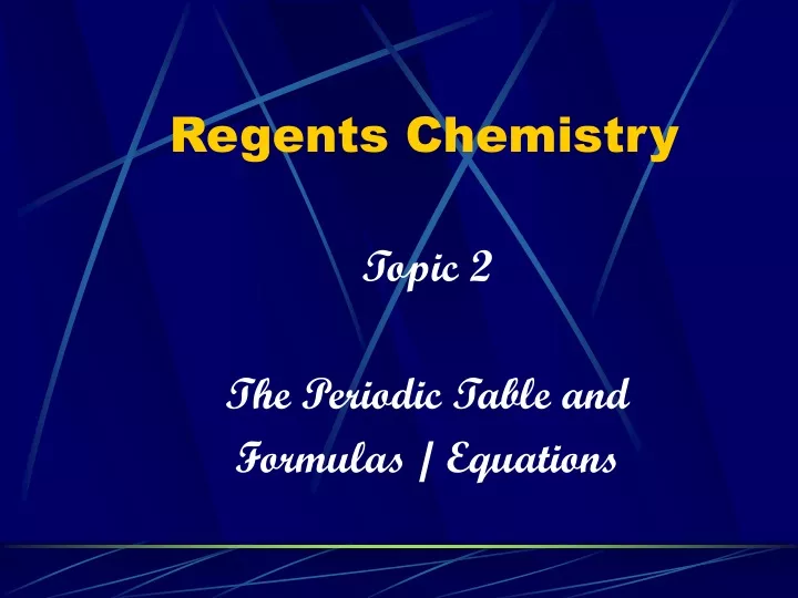 PPT Regents Chemistry PowerPoint Presentation, free download ID9345389