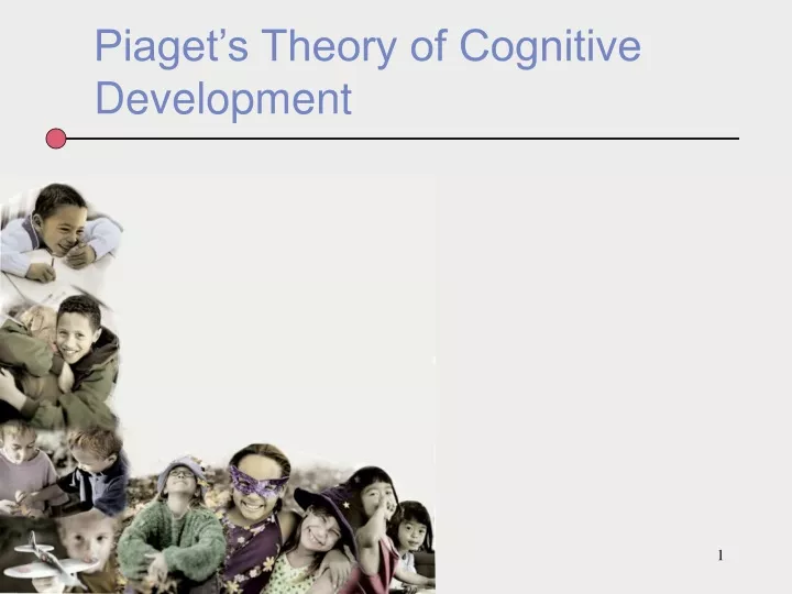 jean piaget theory of cognitive development ppt