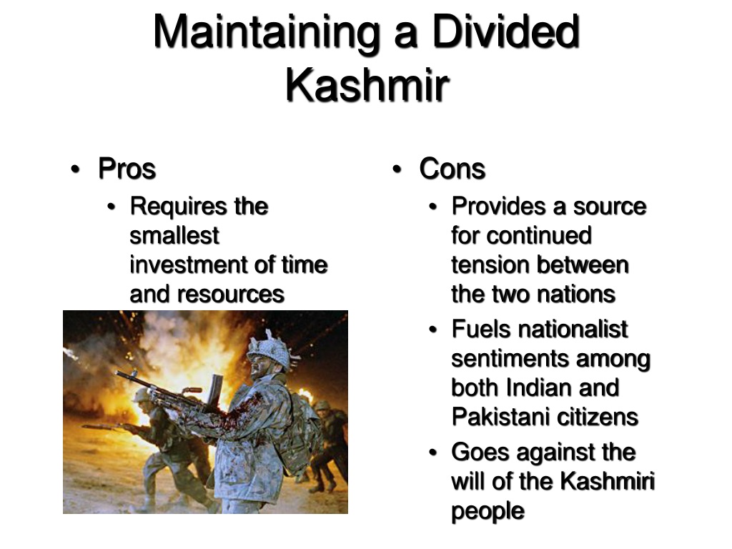 presentation on solution of kashmir issue