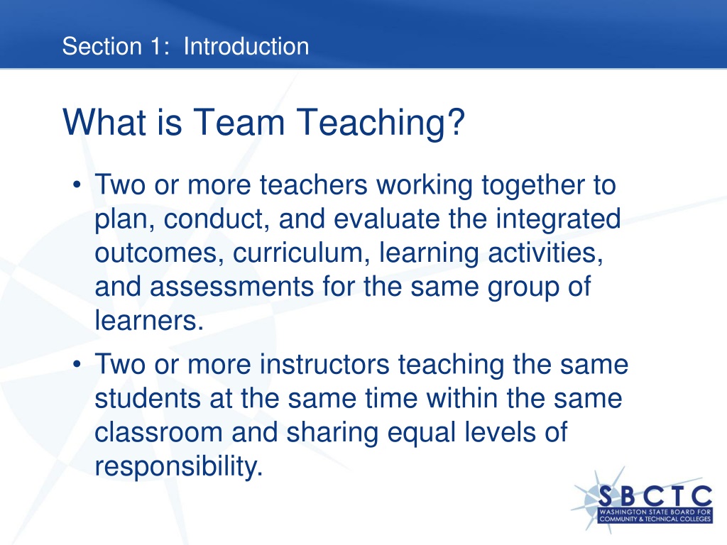 PPT Team Teaching PowerPoint Presentation Free Download ID 9347629