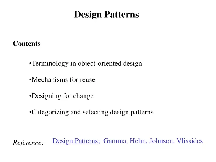 PPT - Design Patterns PowerPoint Presentation, free download - ID:9347634