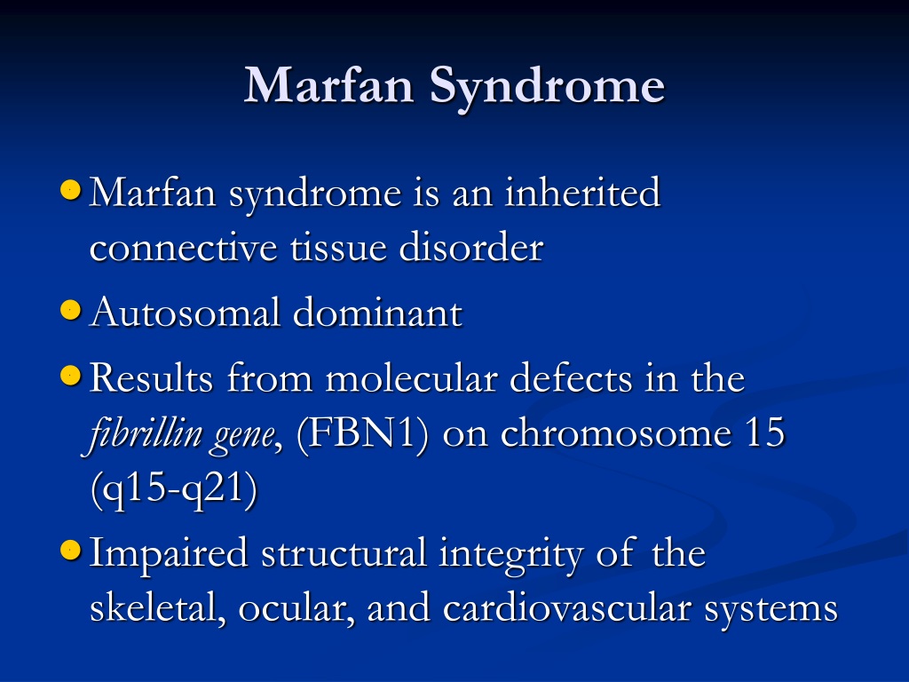 PPT - Marfan Syndrome PowerPoint Presentation, free download - ID:9348872