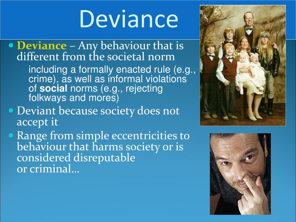 PPT - Exploring Sociology: Roles, Norms, and Deviance in Society ...