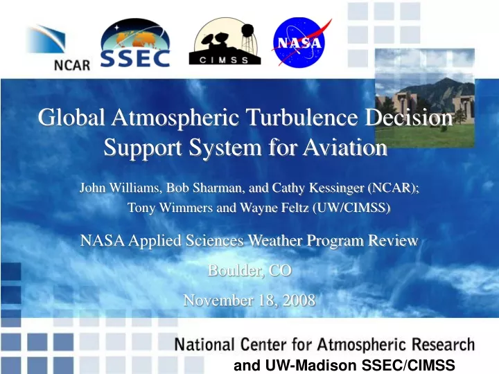 global atmospheric turbulence decision support n.